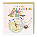 Card Floral Bike
